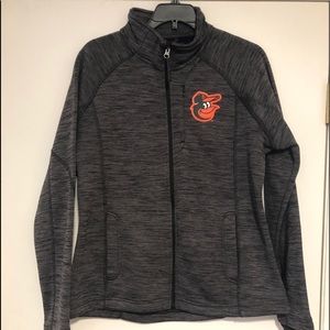 Baltimore Orioles Women’s Zip Jacket Size Lrg